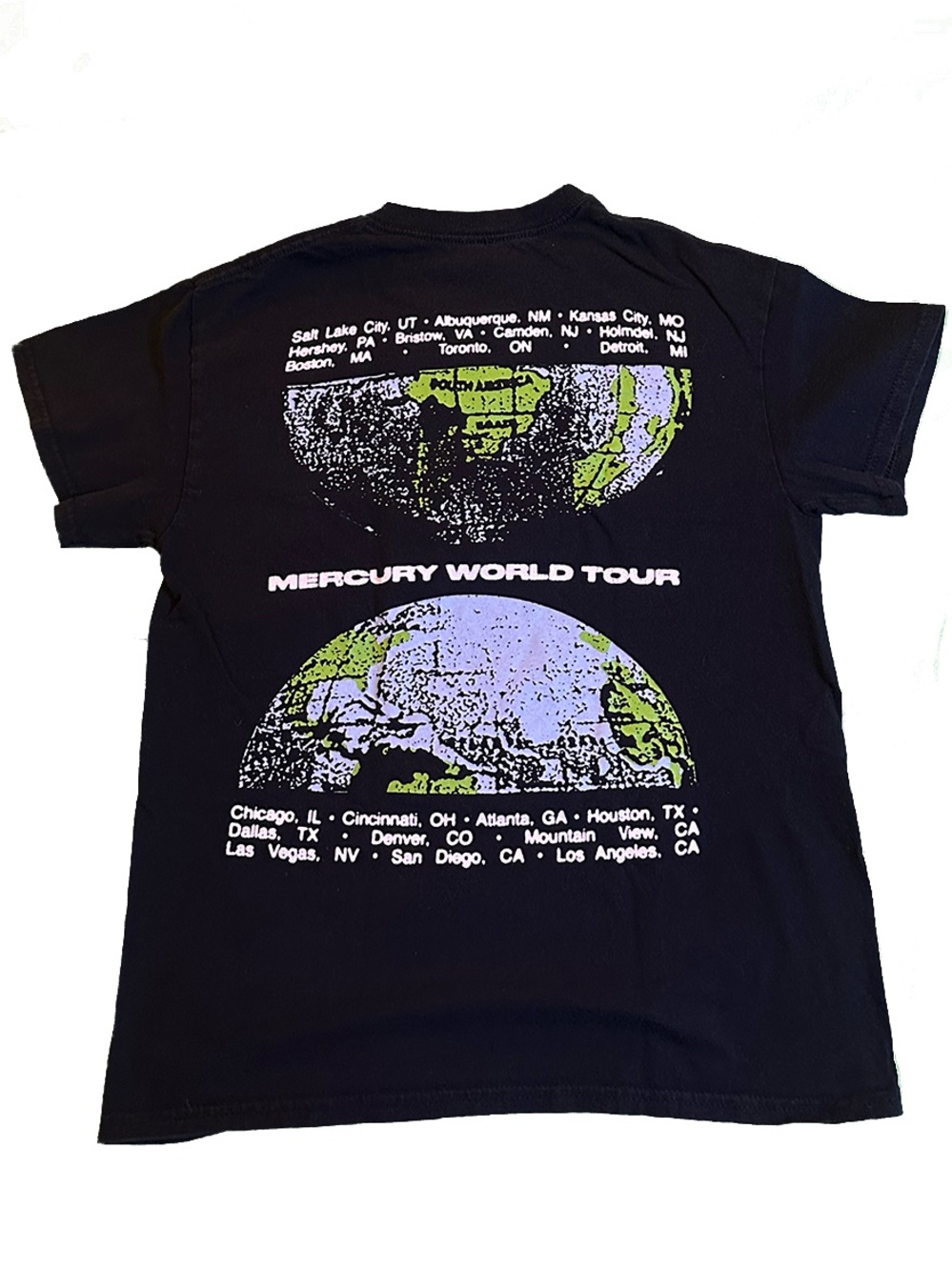 Imagine Dragons Mercury World Tour Tour Band Tee Black Size XS